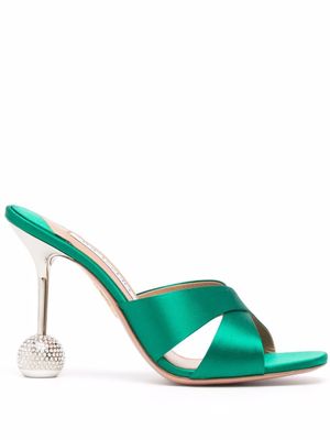 Aquazzura mules Yes Darling 95 mm - Vert