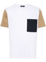 Herno t-shirt à design colour block - Blanc - thumbnail