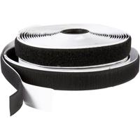 Creativ Company Klitteband haak en lussluiting, zelfklevend, b: 20 mm, zwart, 5 m/ 1 rol