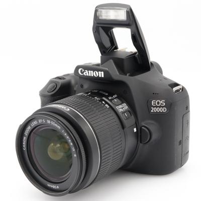 Canon EOS 2000D + EF-S 18-55mm F/3.5-5.6 IS II occasion