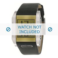 Diesel horlogeband DZ7077 Leder Zwart