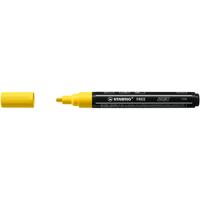 Acrylmarker stabilo free acrylic t300 geel | 5 stuks