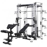 MAXXUS Multipress PRO - Krachtstation - Smith Machine - Met Fitnessbank en Accessoires