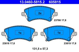 ATE Remblokset 13.0460-5815.2