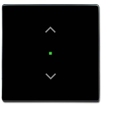 Busch-Jaeger 2CKA006220A0038 Jaloezie-schakelaar Afdekking 1-voudig Carat, free@home, Future lineair Zwart-grijs, Antraciet 1 stuk(s)
