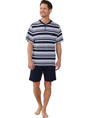 Heren shortama Tricot - Knoopsluiting