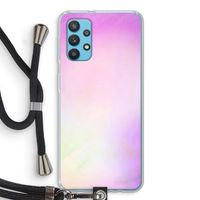 Flow mist pastel: Samsung Galaxy A32 4G Transparant Hoesje met koord