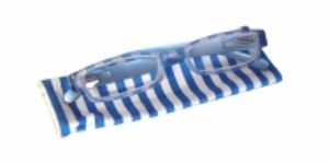 HIP Leesbril blauw streep +3.0