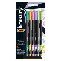 BIC Intensity Fineliners Pastel, 6st. - thumbnail