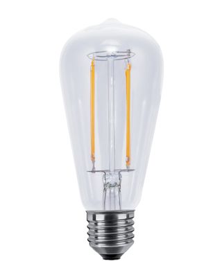LED lamp Edison dimbaar 470 Lumen 6W E27 filament Segula 50700