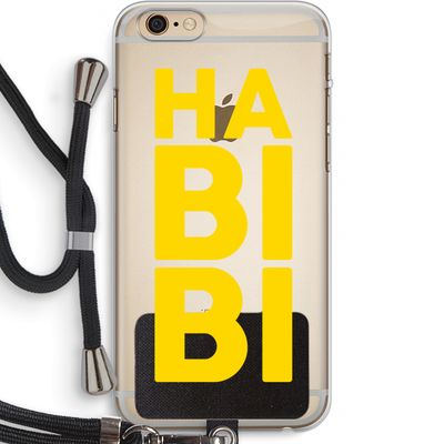 Habibi Majorelle : iPhone 6 PLUS / 6S PLUS Transparant Hoesje met koord
