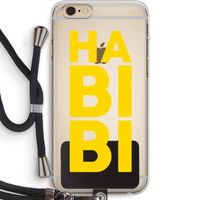 Habibi Majorelle : iPhone 6 PLUS / 6S PLUS Transparant Hoesje met koord