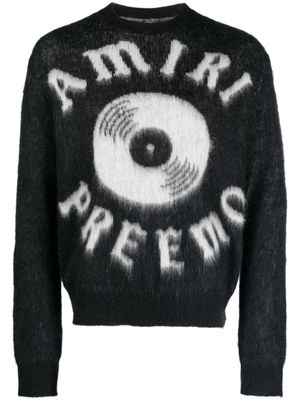AMIRI pull à effet brossé - Noir