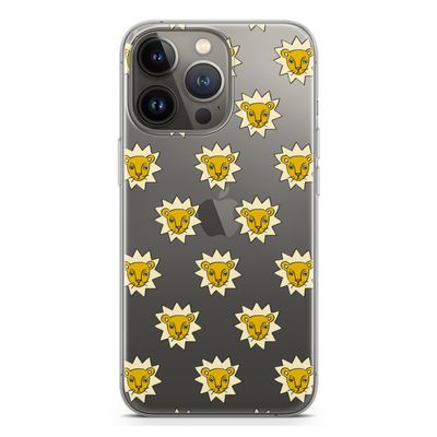 Leeuwenkoppen: iPhone 13 Pro Transparant Hoesje