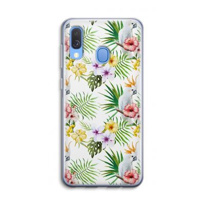 Gele kuif: Samsung Galaxy A40 Transparant Hoesje