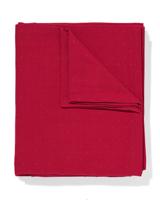 HEMA Tafelkleed 140x240cm jacquard stippen rood (rood)