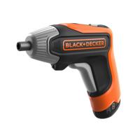 BLACK+DECKER BCF611CK 3.6V Rapid schroevendraaier | Micro USB laadkabel | 10x Schroefbits | In duurzame opberbox - BCF611CK-QW - thumbnail