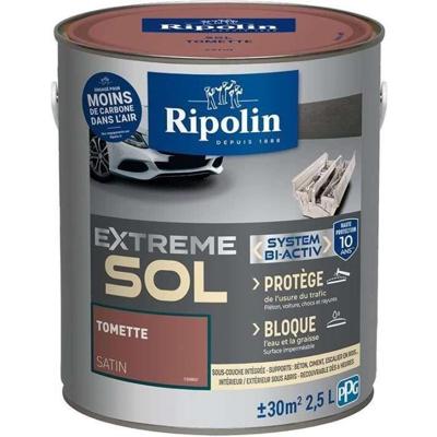 RIPOLIN Vloerverf voor binnen en buiten - Tomette Satin, 2.5L