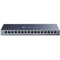 TP-Link TL-SG116 Unmanaged Gigabit Ethernet (10/100/1000) Zwart - thumbnail