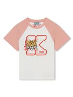 Kenzo Kids t-shirt à motif Tiger Head - Blanc - thumbnail