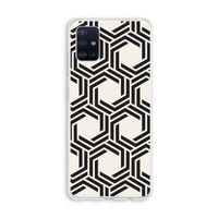 Geometrisch patroon: Galaxy A51 4G Transparant Hoesje