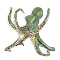 A BRONZE SCULPTURE OF A OCTOPUSSY SPECIAL PATINA