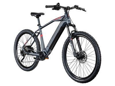 Zündapp Elektrische mountainbike Z808 650B (grijs/rood / 27,5 inch)