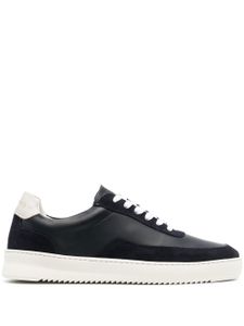 Filling Pieces baskets en cuir - Bleu