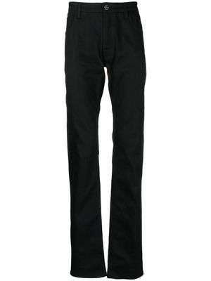 Raf Simons pantalon à patch logo - Noir