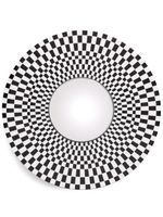 Fornasetti miroir Egocentrismo à design géométrique (28cm) - Blanc