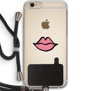 Kusje: iPhone 6 PLUS / 6S PLUS Transparant Hoesje met koord