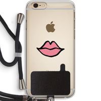 Kusje: iPhone 6 PLUS / 6S PLUS Transparant Hoesje met koord Kusje: iPhone 6 PLUS / 6S PLUS Transparant Hoesje met koord
