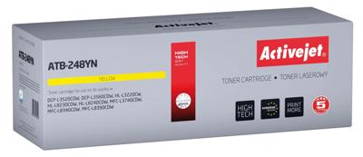 Activejet ATB-248YN toner voor Brother printers; Vervanging Brother TN248Y; Supreme; 1000 pagina's; geel)