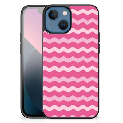 Apple iPhone 13 mini Back Case Waves Pink