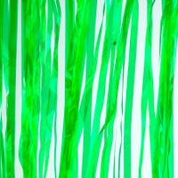 Folie deurgordijn groen transparant 200 x 100 cm   - - thumbnail