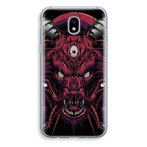 Hell Hound and Serpents: Samsung Galaxy J5 (2017) Transparant Hoesje