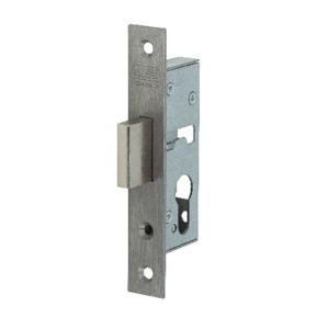 Nemef 9640 Kastslot | DM45mm | voorplaat RVS 24x150mm rechthoekig | zamac vernikkelde nachtschoot | DR 1+2+3+4 - 9964507000