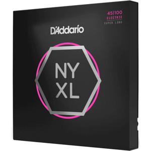 D'Addario NYXL45100SL snaar voor muziekinstrumenten Elektrisch/bas 4 stuk(s) Staal Gitaar