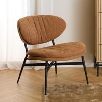 Bendt Fauteuil 'Angelia' Chenille, kleur Terracotta Bendt Fauteuil 'Angelia' Chenille, kleur Terracotta