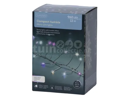Draadverlichting Compact 960 LED 12m Multi Pink