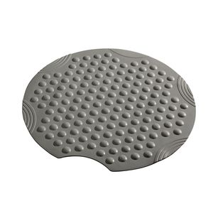 Antislip Douchemat BWS Ludo 55 cm Rond Grijs