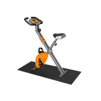 Opvouwbare fitnessfiets met mobiele telefoonhouder, Oranje