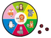 Playtive Klittenband dartspel (Diermotieven)