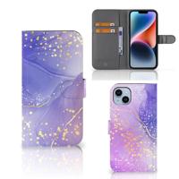 Hoesje voor iPhone 15 Plus Watercolor Paars Hoesje voor iPhone 15 Plus Watercolor Paars