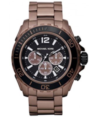 Horlogeband Michael Kors MK8232 Roestvrij staal (RVS) Bruin 24mm