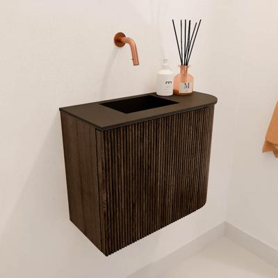 Toiletmeubel Mondiaz Joya | 51.6 cm | Meubelkleur Walnut | Faye wastafel Urban Links | Zonder kraangat(en) Toiletmeubel Mondiaz Joya | 51.6 cm | Meubelkleur Walnut | Faye wastafel Urban Links | Zonder kraangat(en)