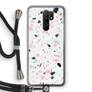 Terrazzo N°3: Xiaomi Redmi 9 Transparant Hoesje met koord