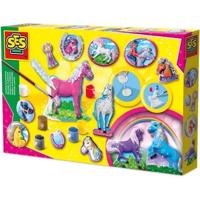 SES CREATIVE Vormen en schilderen - Fantasiepaarden