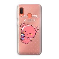 Love You A Lotl: Samsung Galaxy A20e Transparant Hoesje