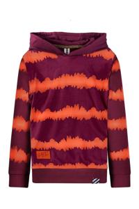 B.Nosy Jongens hoodie - Steve - Tie dye grape